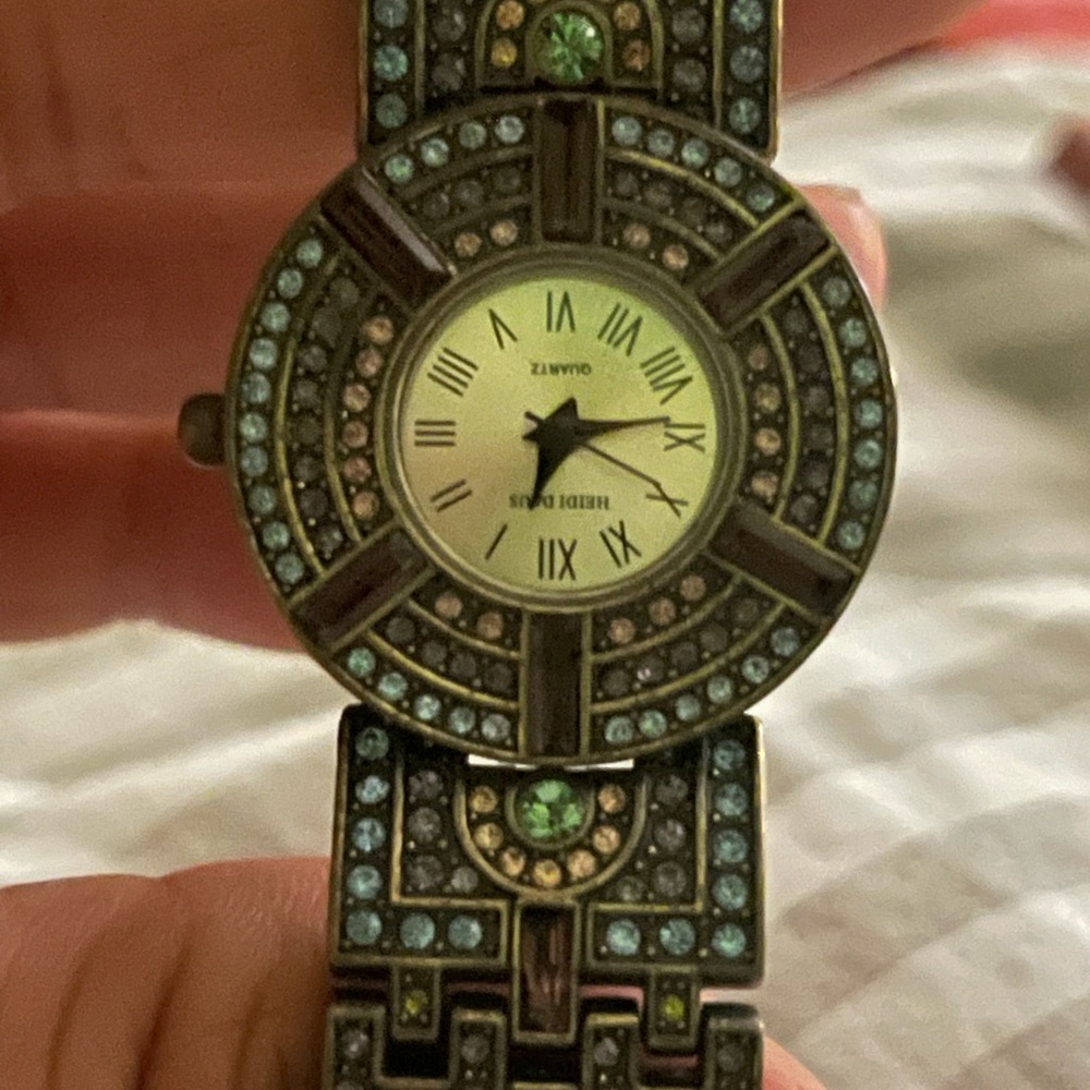 Heidi Daus Multicolor Stone Watch